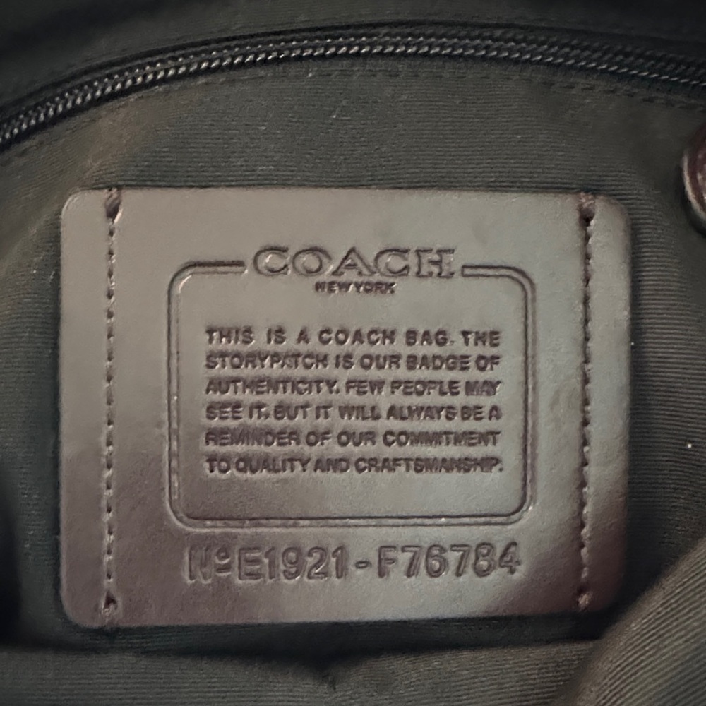 Coach Terrain Drawstring backpack Rust Camo - Picture 5 of 5